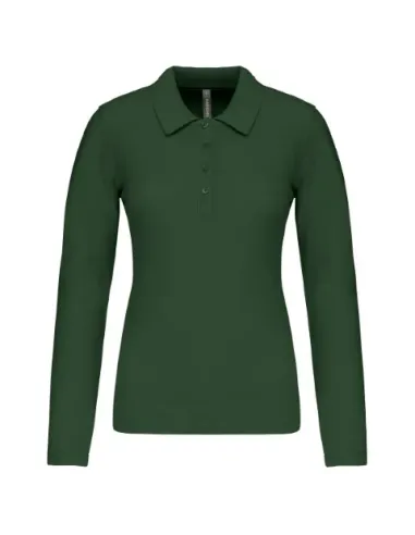 POLO DE SENHORA - 180gr/m2- MANGA COMPRIDA