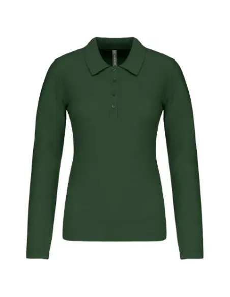 POLO DE SENHORA - 180gr/m2- MANGA COMPRIDA