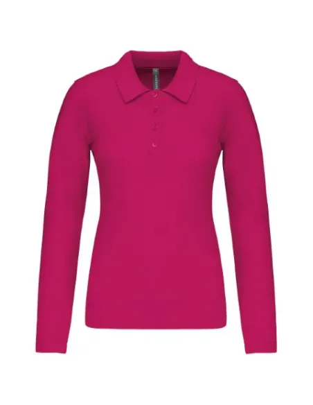 POLO DE SENHORA - 180gr/m2- MANGA COMPRIDA