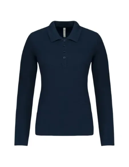 POLO DE SENHORA - 180gr/m2- MANGA COMPRIDA