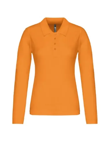 POLO DE SENHORA - 180gr/m2- MANGA COMPRIDA