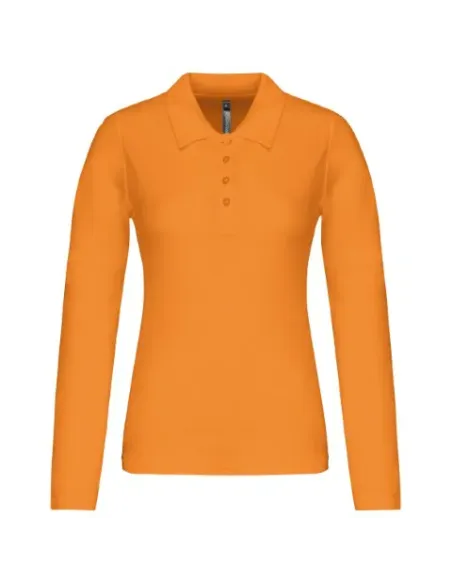 POLO DE SENHORA - 180gr/m2- MANGA COMPRIDA