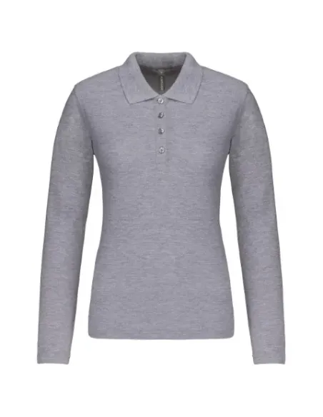 POLO DE SENHORA - 180gr/m2- MANGA COMPRIDA