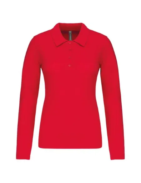POLO DE SENHORA - 180gr/m2- MANGA COMPRIDA