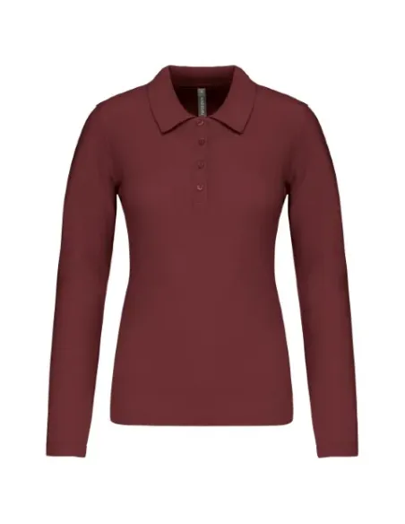 POLO DE SENHORA - 180gr/m2- MANGA COMPRIDA