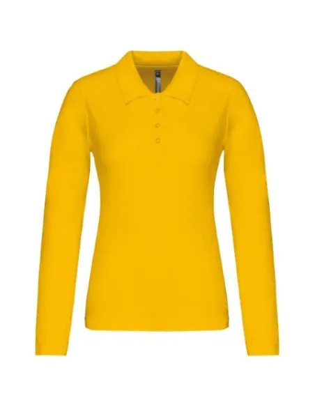 POLO DE SENHORA - 180gr/m2- MANGA COMPRIDA