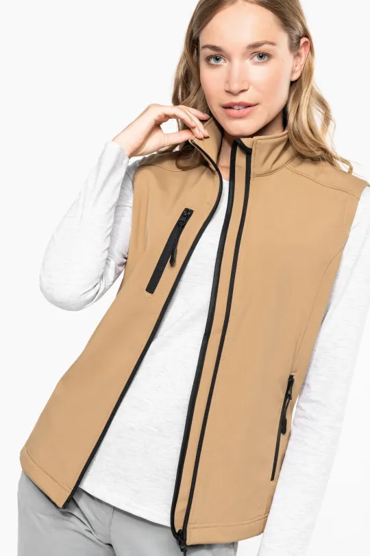 Colete softshell de senhora 3 camadas - 300gr/m2