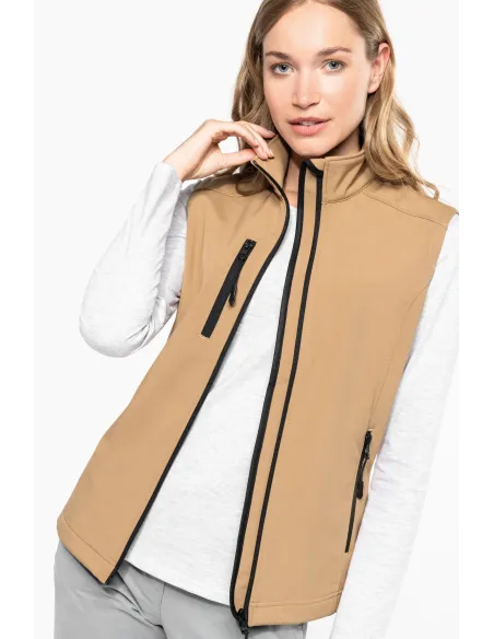 Colete softshell de senhora 3 camadas - 300gr/m2