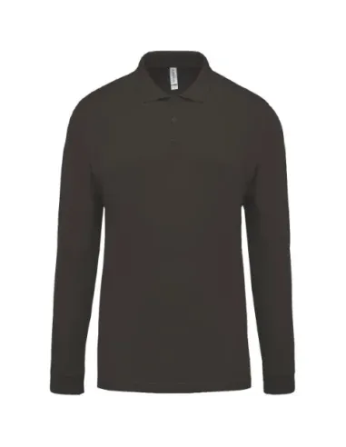 POLO DE HOMEM - 180gr/m2 - MANGA COMPRIDA