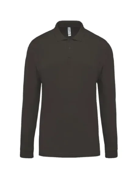 POLO DE HOMEM - 180gr/m2 - MANGA COMPRIDA