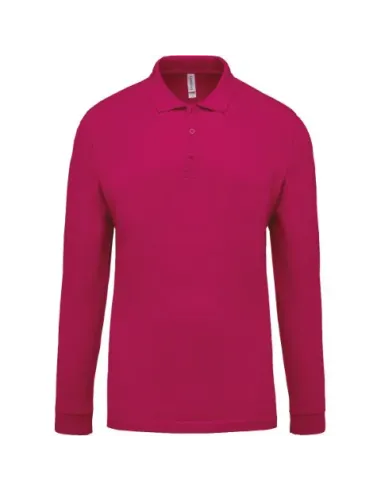 POLO DE HOMEM - 180gr/m2 - MANGA COMPRIDA