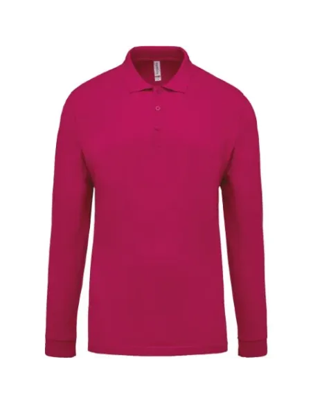 POLO DE HOMEM - 180gr/m2 - MANGA COMPRIDA
