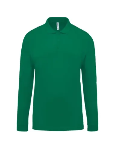 POLO DE HOMEM - 180gr/m2 - MANGA COMPRIDA