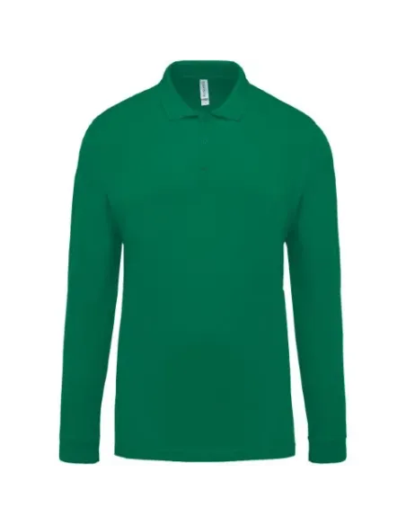 POLO DE HOMEM - 180gr/m2 - MANGA COMPRIDA