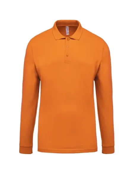 POLO DE HOMEM - 180gr/m2 - MANGA COMPRIDA