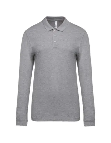 POLO DE HOMEM - 180gr/m2 - MANGA COMPRIDA