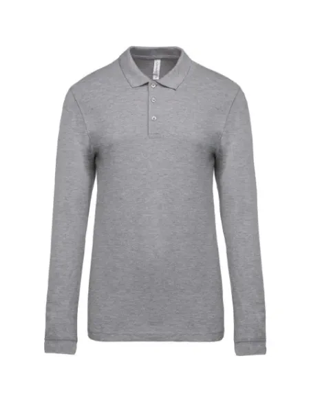 POLO DE HOMEM - 180gr/m2 - MANGA COMPRIDA