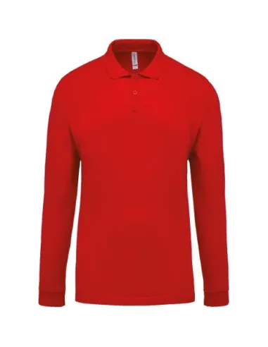 POLO DE HOMEM - 180gr/m2 - MANGA COMPRIDA