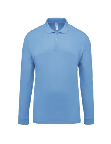 POLO DE HOMEM - 180gr/m2 - MANGA COMPRIDA