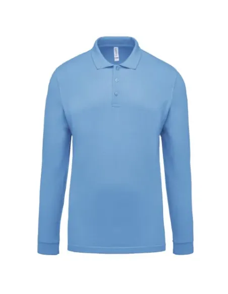 POLO DE HOMEM - 180gr/m2 - MANGA COMPRIDA