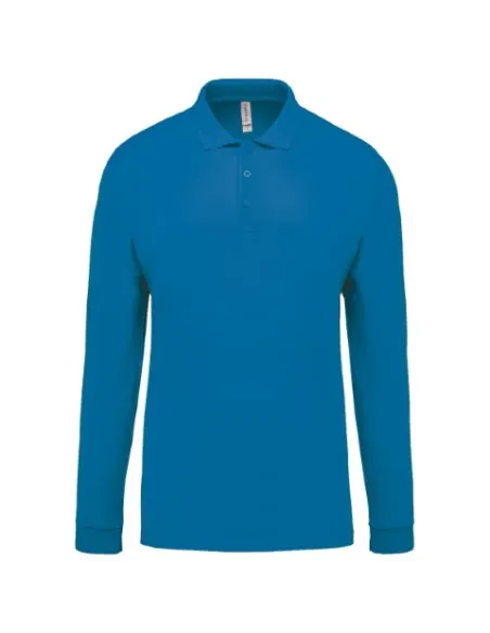 POLO DE HOMEM - 180gr/m2 - MANGA COMPRIDA