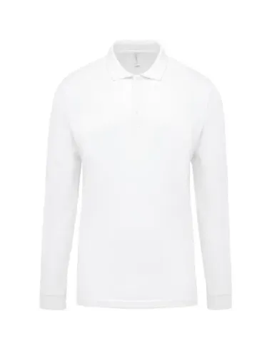 POLO DE HOMEM - 180gr/m2 - MANGA COMPRIDA