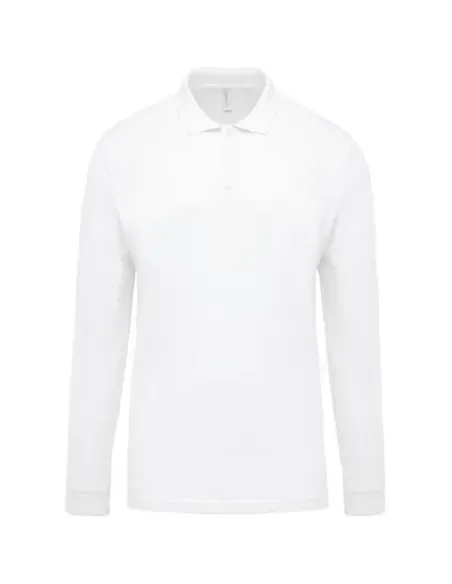 POLO DE HOMEM - 180gr/m2 - MANGA COMPRIDA