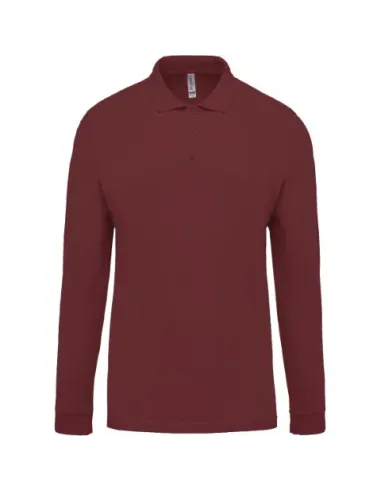 POLO DE HOMEM - 180gr/m2 - MANGA COMPRIDA