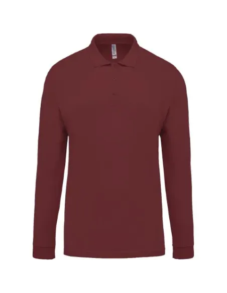 POLO DE HOMEM - 180gr/m2 - MANGA COMPRIDA