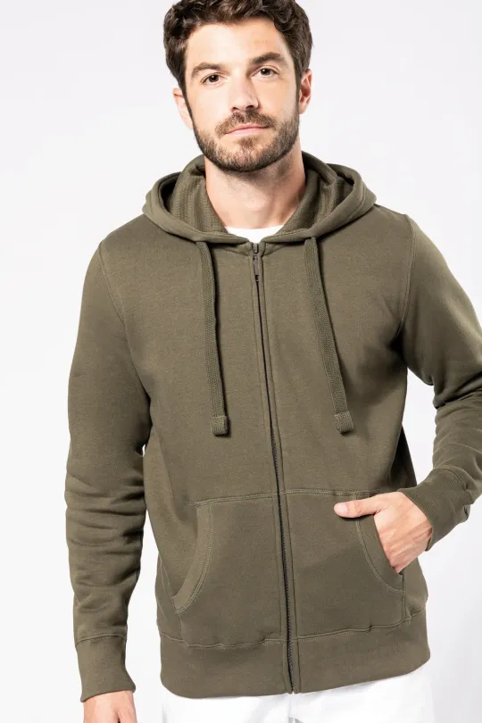 CASACO HOMEM COM CAPUZ E FECHO - 300gr/m2