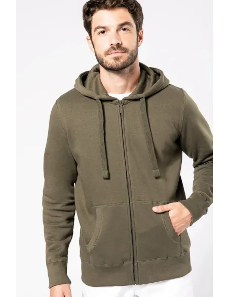 CASACO HOMEM COM CAPUZ E FECHO - 300gr/m2