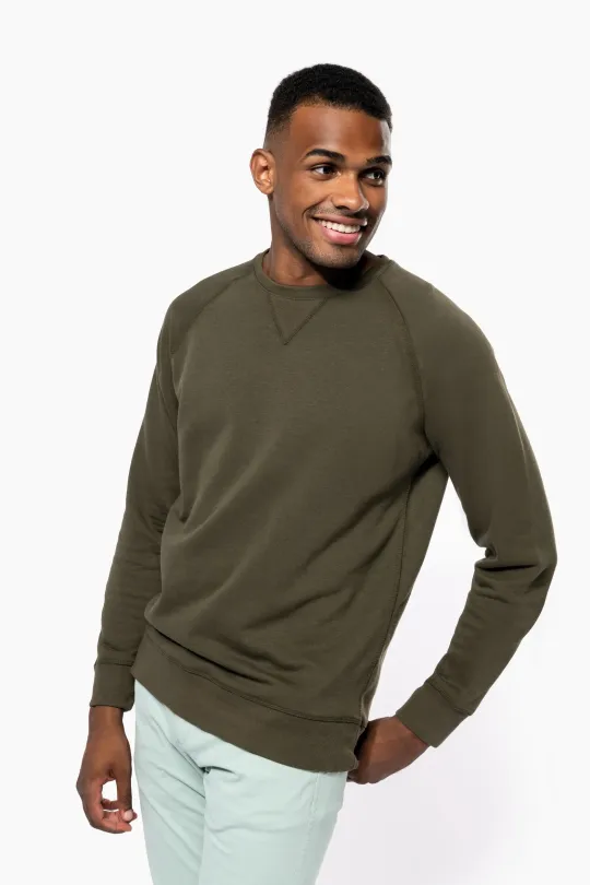 Sweatshirt de homem -  BIO mangas raglan - 300gr/m2
