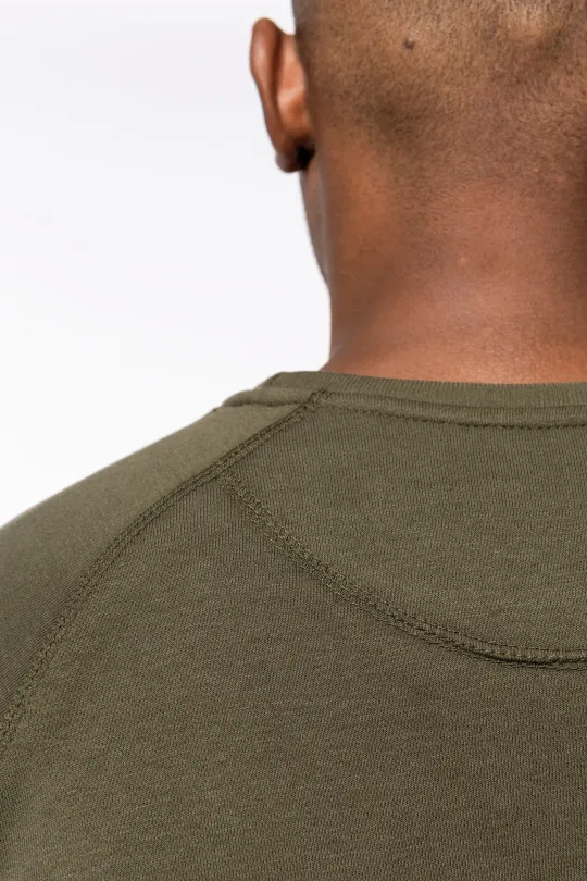 Sweatshirt de homem -  BIO mangas raglan - 300gr/m2 2