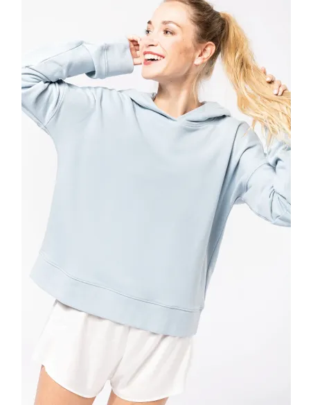 Sweatshirt de senhora com capuz Lounge Bio - 270 gr/m2