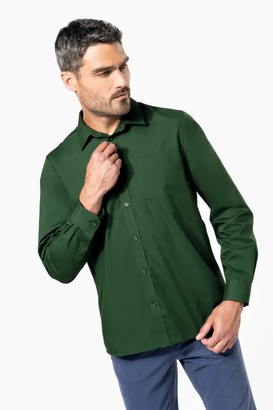 Camisa Homem  manga comprida 100-110gr/m2
