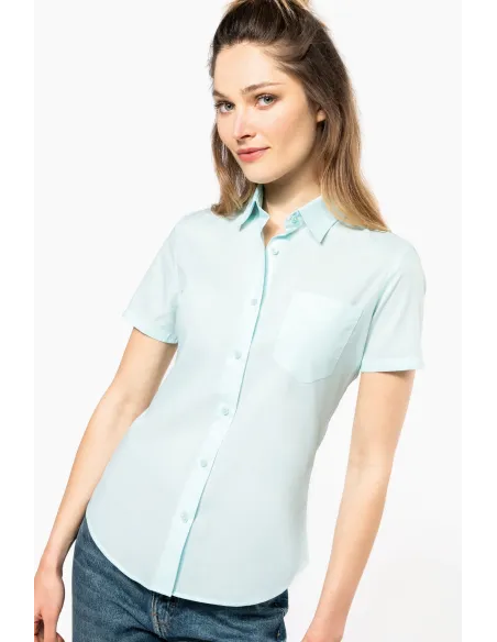 Camisa senhora manga curta - 100-110gr/m2