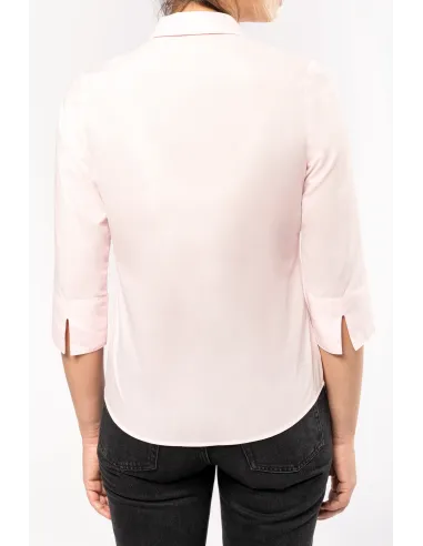 Camisa senhora manga 3/4 -  100-110gr/m2
