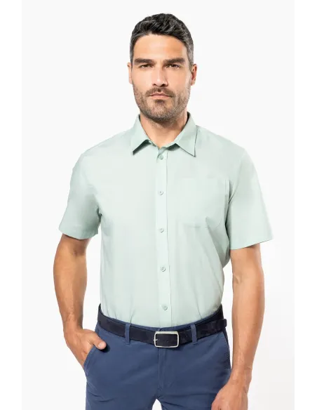 Camisa homem manga curta -  100-110gr/m2
