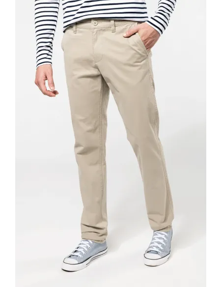Calças Chino de homem - 245gr/2 algodão - elastano
