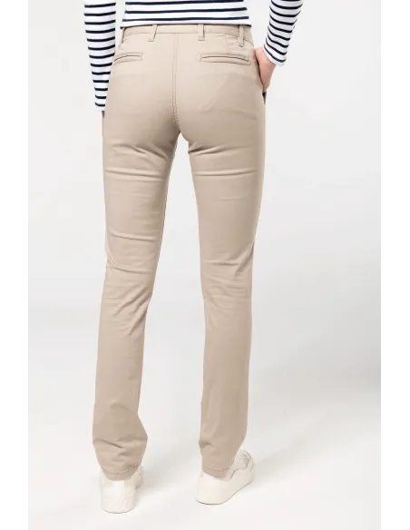 Calças Chino de senhora - 245gr/2 algodão - elastano