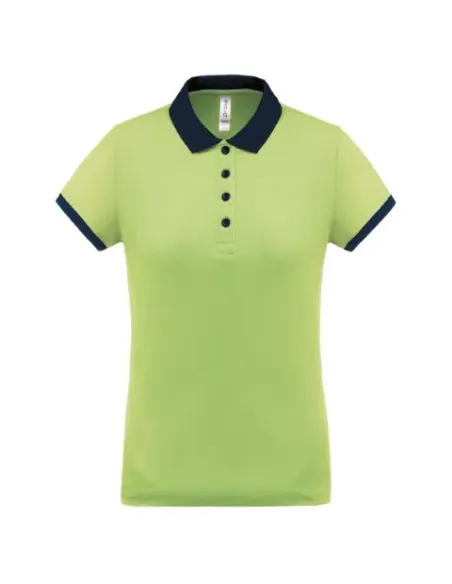 Polo de senhora de desporto - PIQUET COOL PLUS 180gr / m2