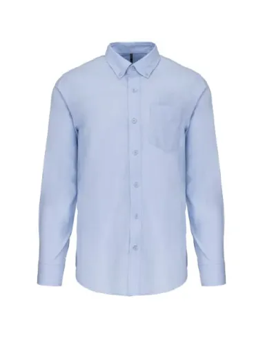 Camisa de homem Oxford  manga comprida - 130-135gr/m2