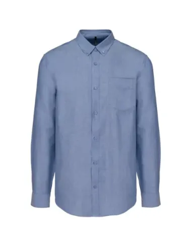 Camisa de homem Oxford  manga comprida - 130-135gr/m2