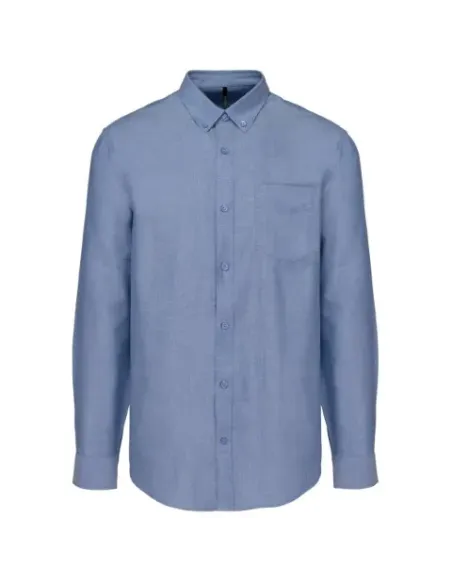 Camisa de homem Oxford  manga comprida - 130-135gr/m2