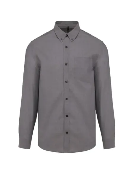 Camisa de homem Oxford  manga comprida - 130-135gr/m2
