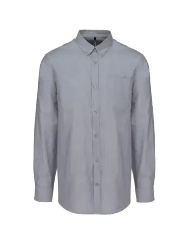Camisa de homem Oxford  manga comprida - 130-135gr/m2