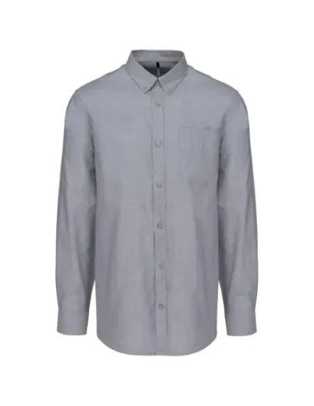 Camisa de homem Oxford  manga comprida - 130-135gr/m2