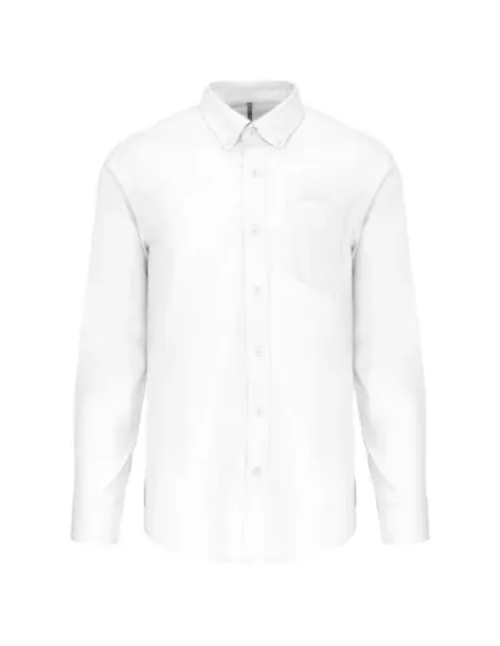 Camisa de homem Oxford  manga comprida - 130-135gr/m2