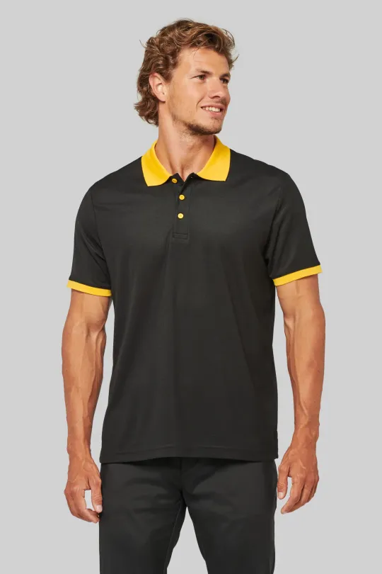 Polo de homem de desporto - PIQUET COOL PLUS 180gr / m2