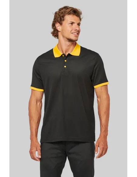 Polo de homem de desporto - PIQUET COOL PLUS 180gr / m2